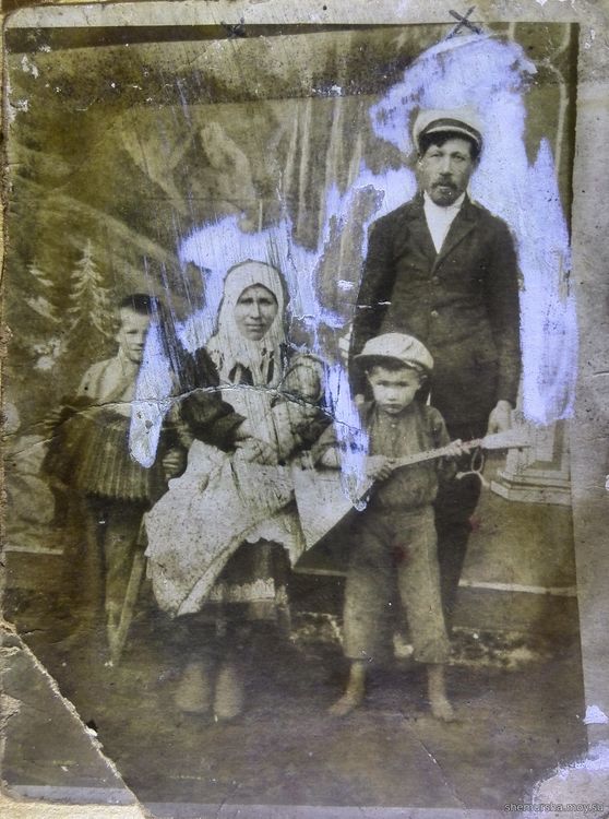 Иван и Пелагея с детьми