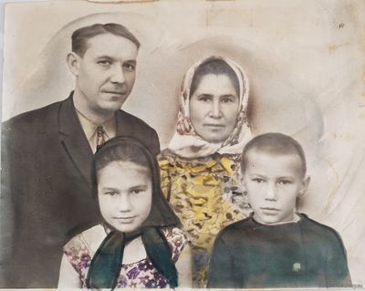 Малофеева Анастасия Ивановна с семьей